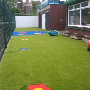 Artificial Grass Flowers