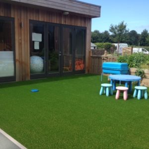 Outdoor classroom at Delamere Academy